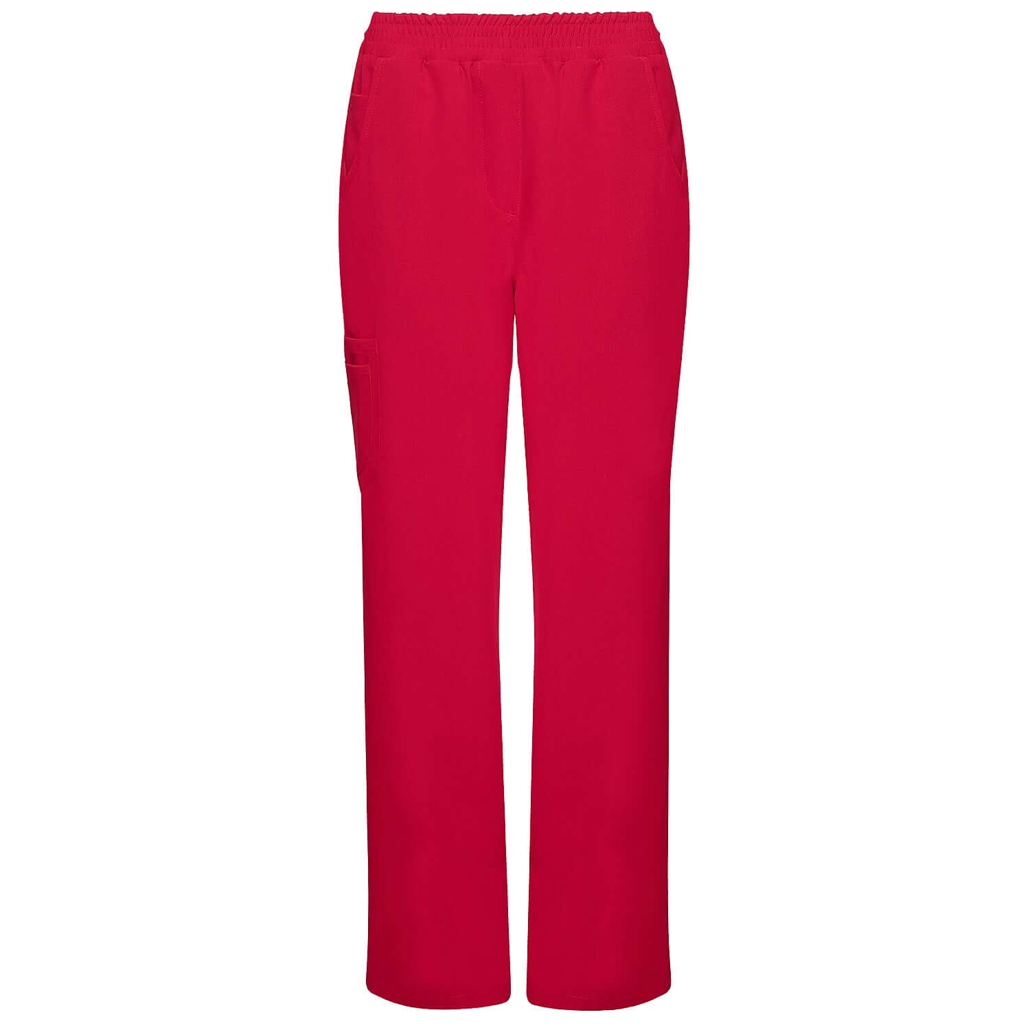 Dámské široké zdravotní kalhoty - RED CHERRY