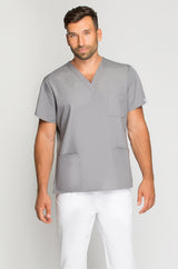 Bluza medyczna męska Szara