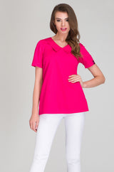 Cosmetic apron with collar