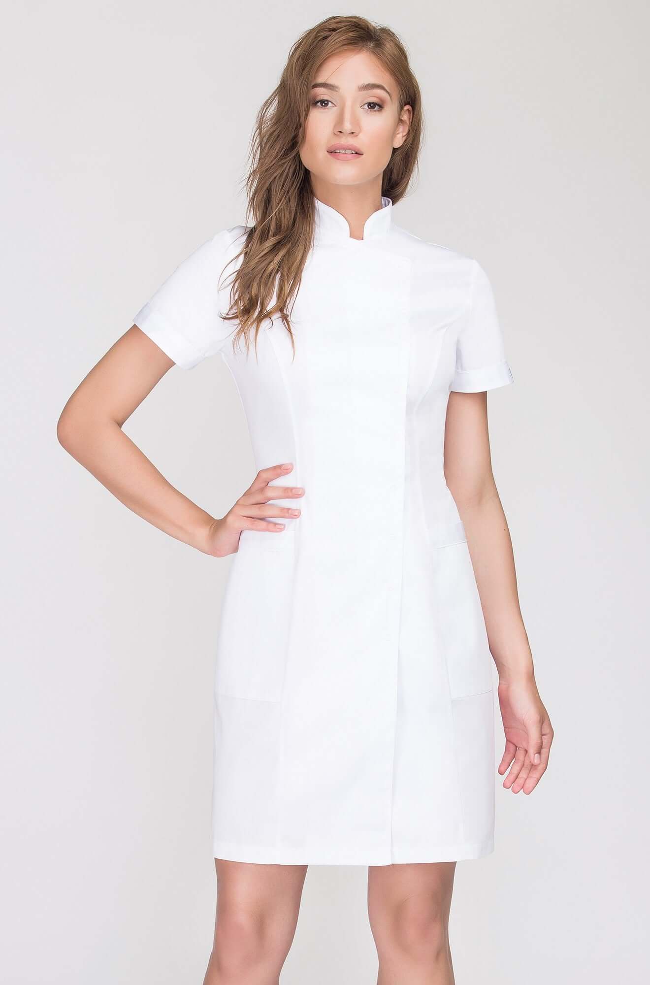 WHITE medical coat