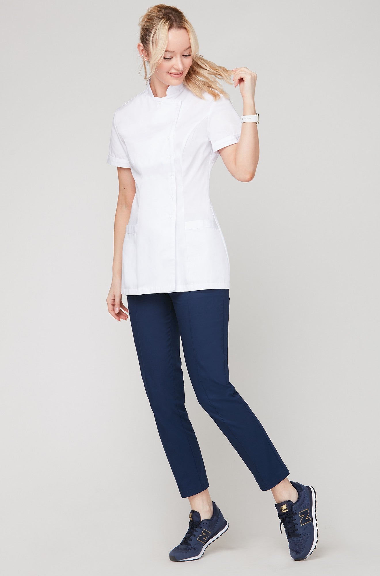 SPA 7 medical apron - WHITE