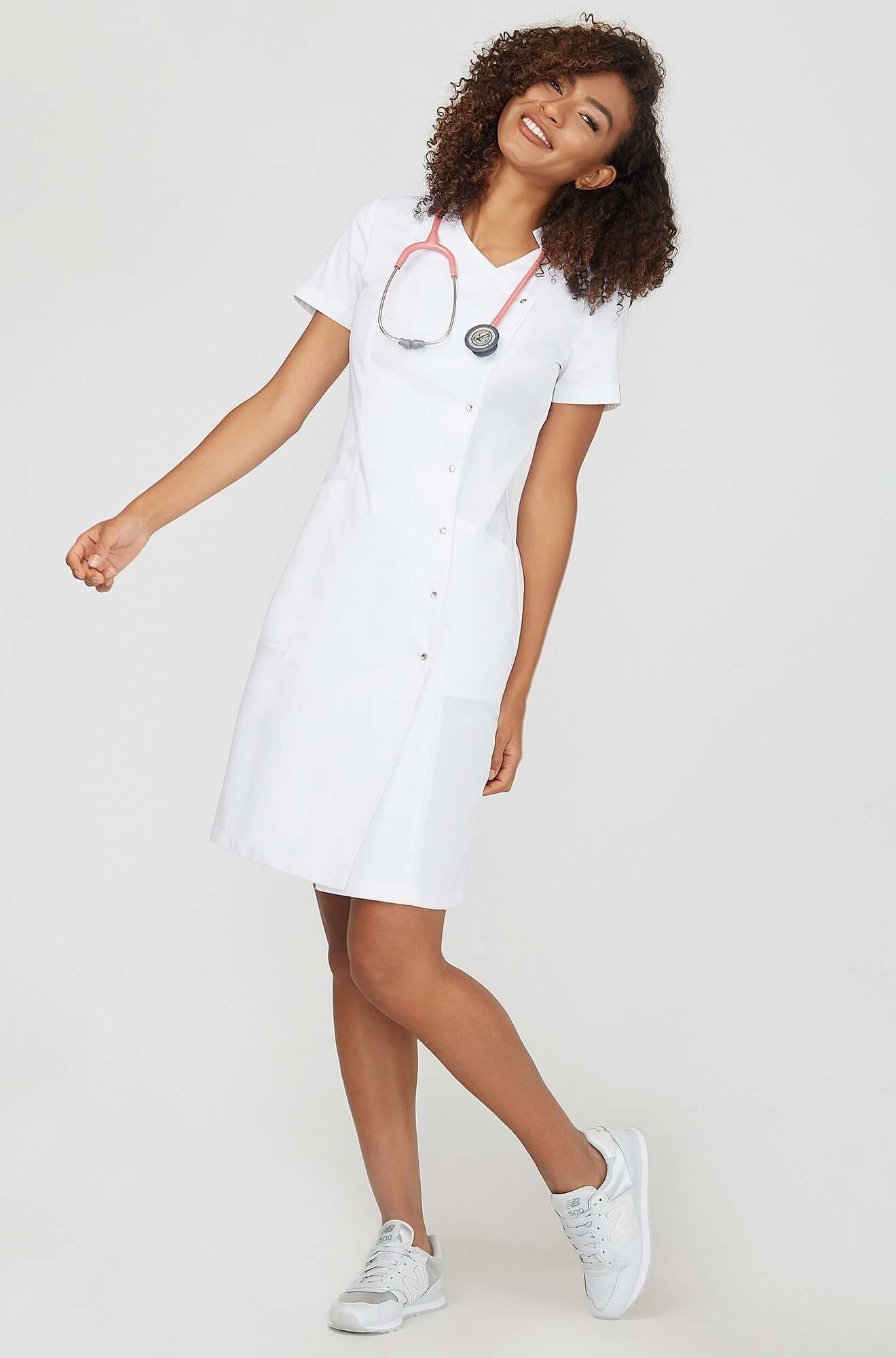 Fartuch medyczny NIVEO - WHITE