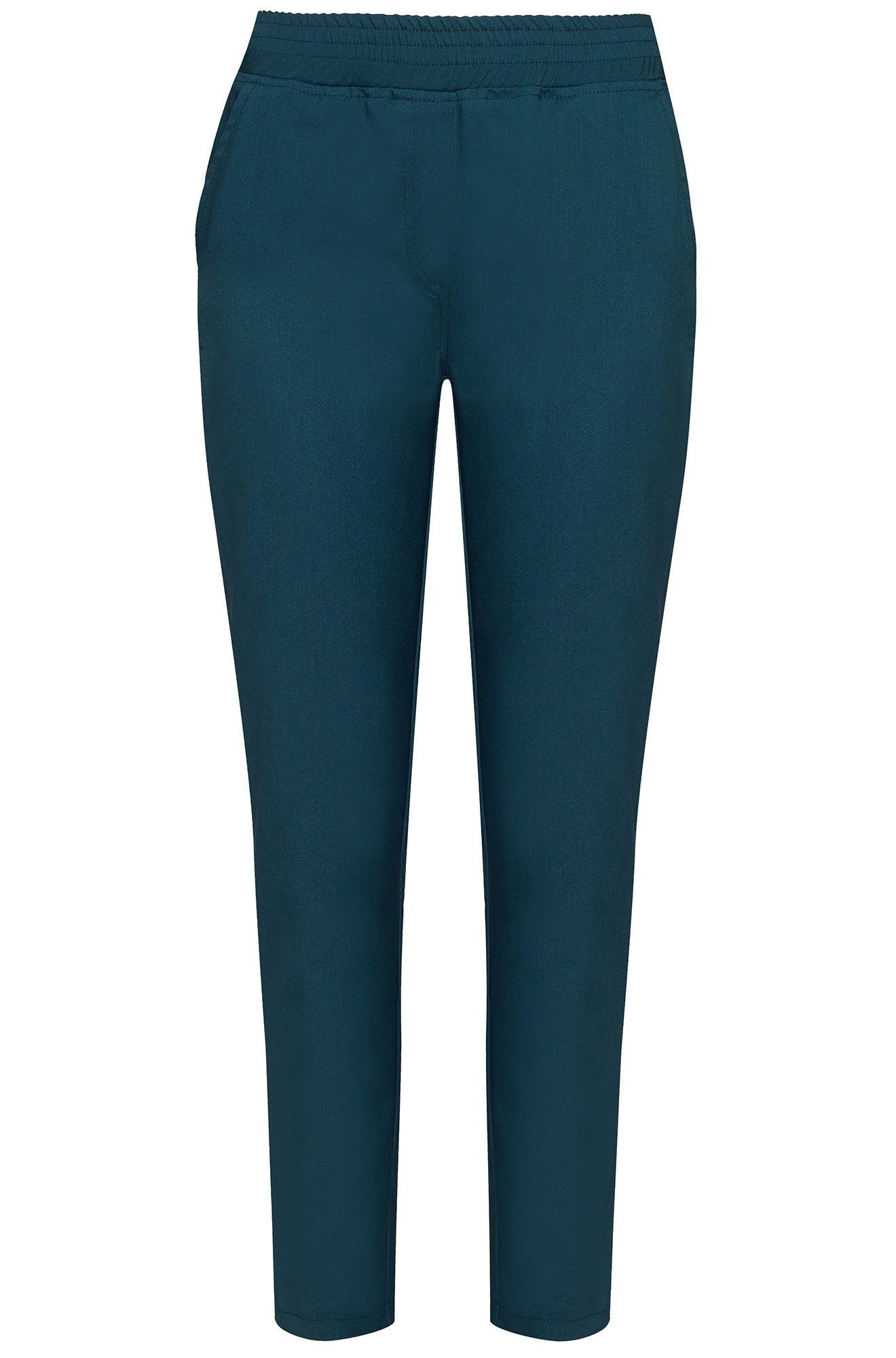 Lesní zelené dámské zdravotní kalhoty