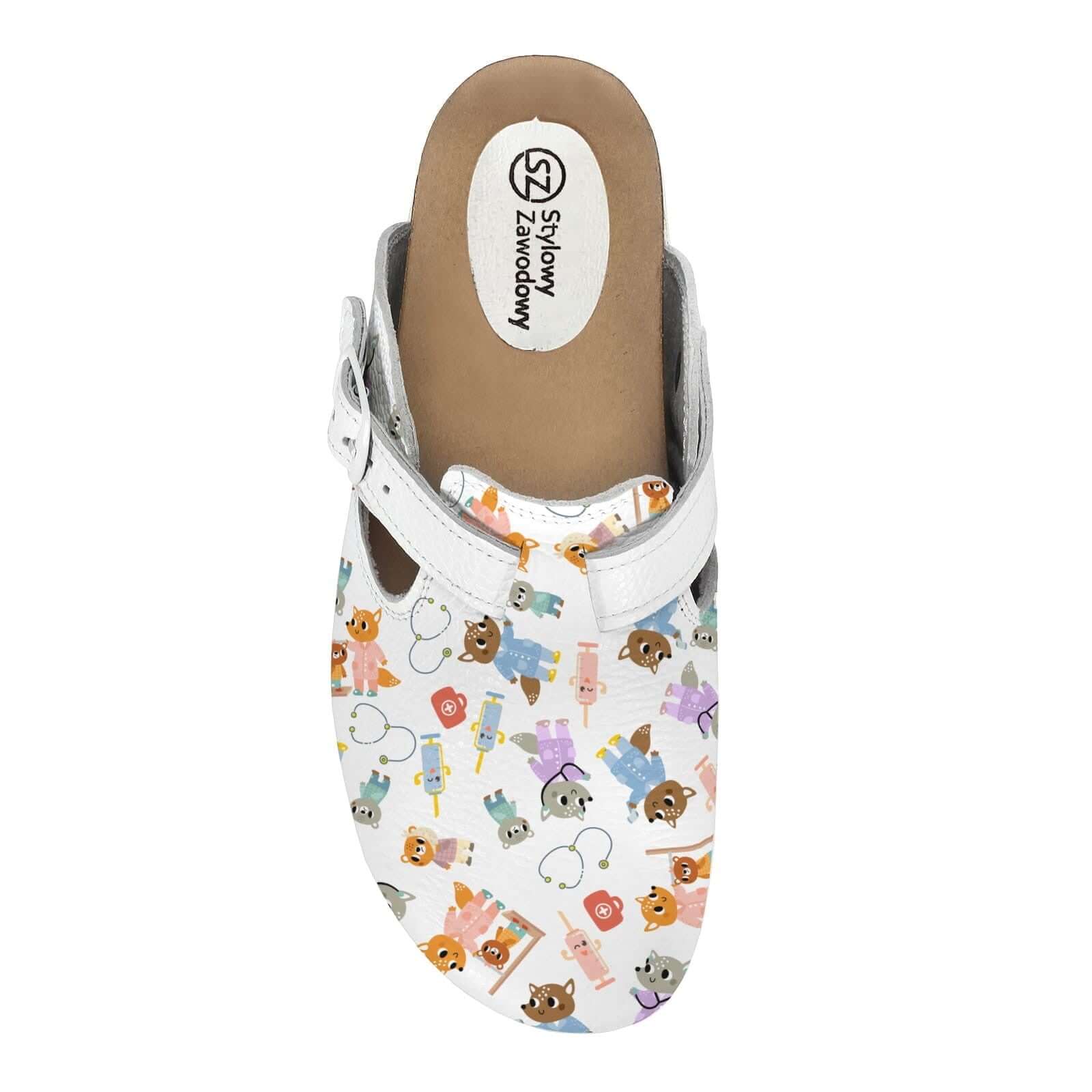 Skórzane chodaki medyczne PEDIATRA