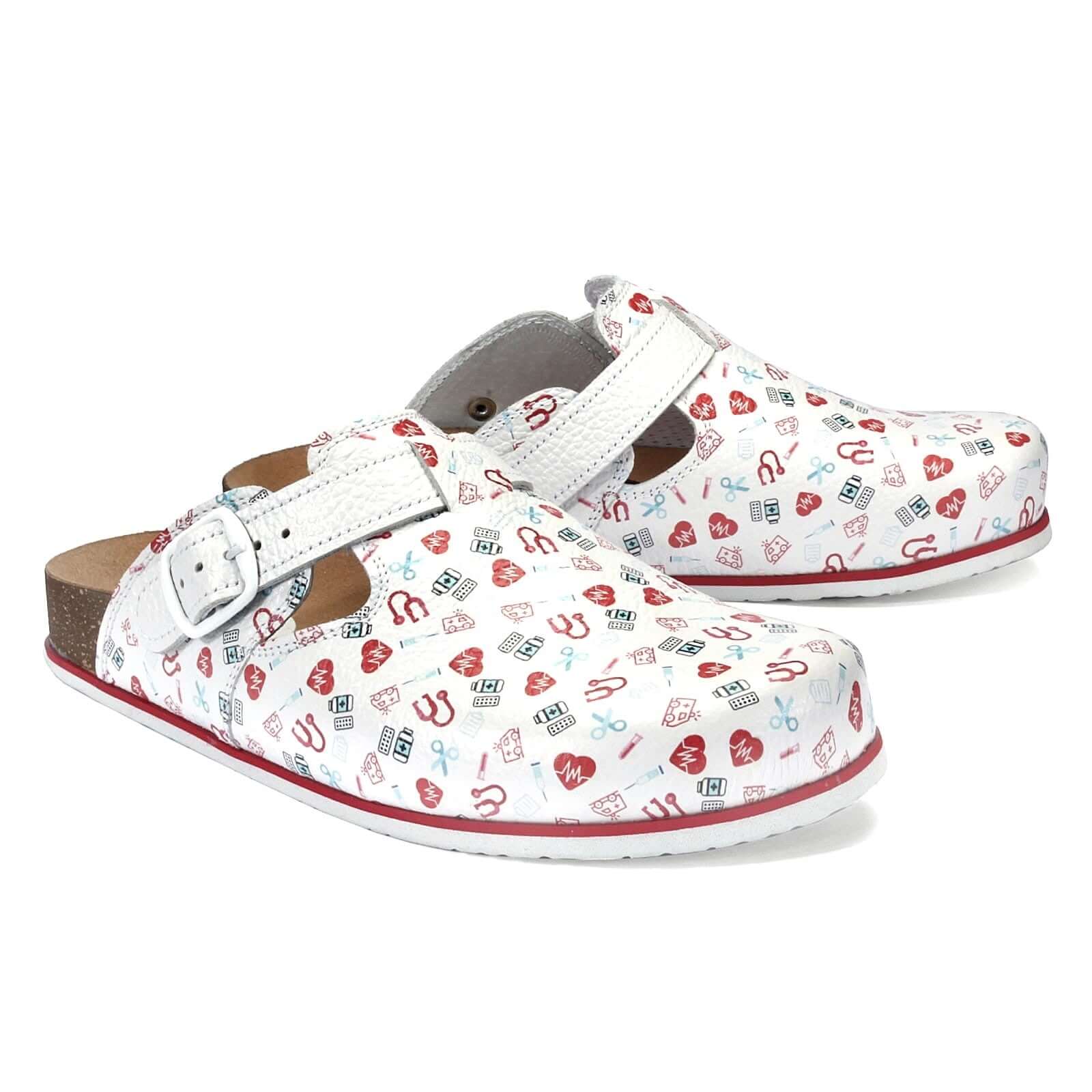 Skórzane chodaki medyczne ZABIEGOWY