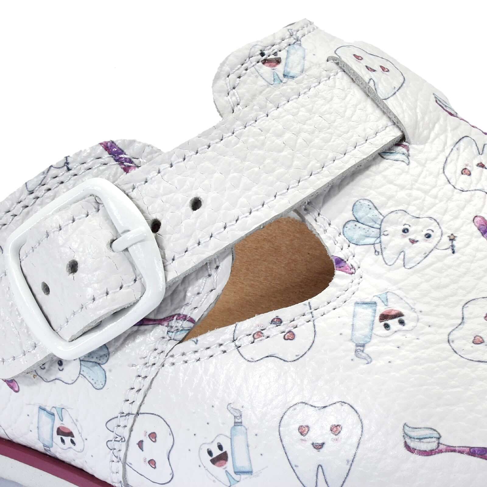 Skórzane chodaki medyczne ZĄBEK