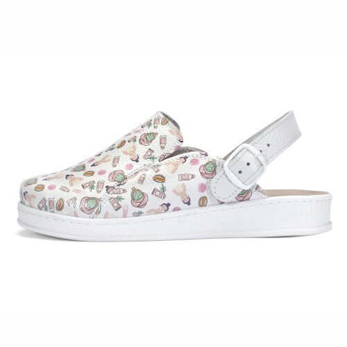 Skórzane chodaki medyczne KOSMETOLOG