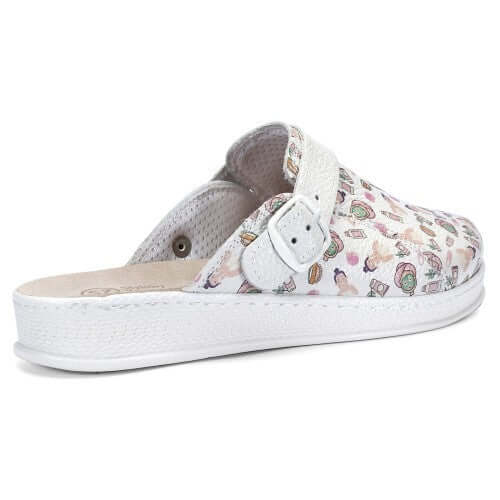 Skórzane chodaki medyczne KOSMETOLOG