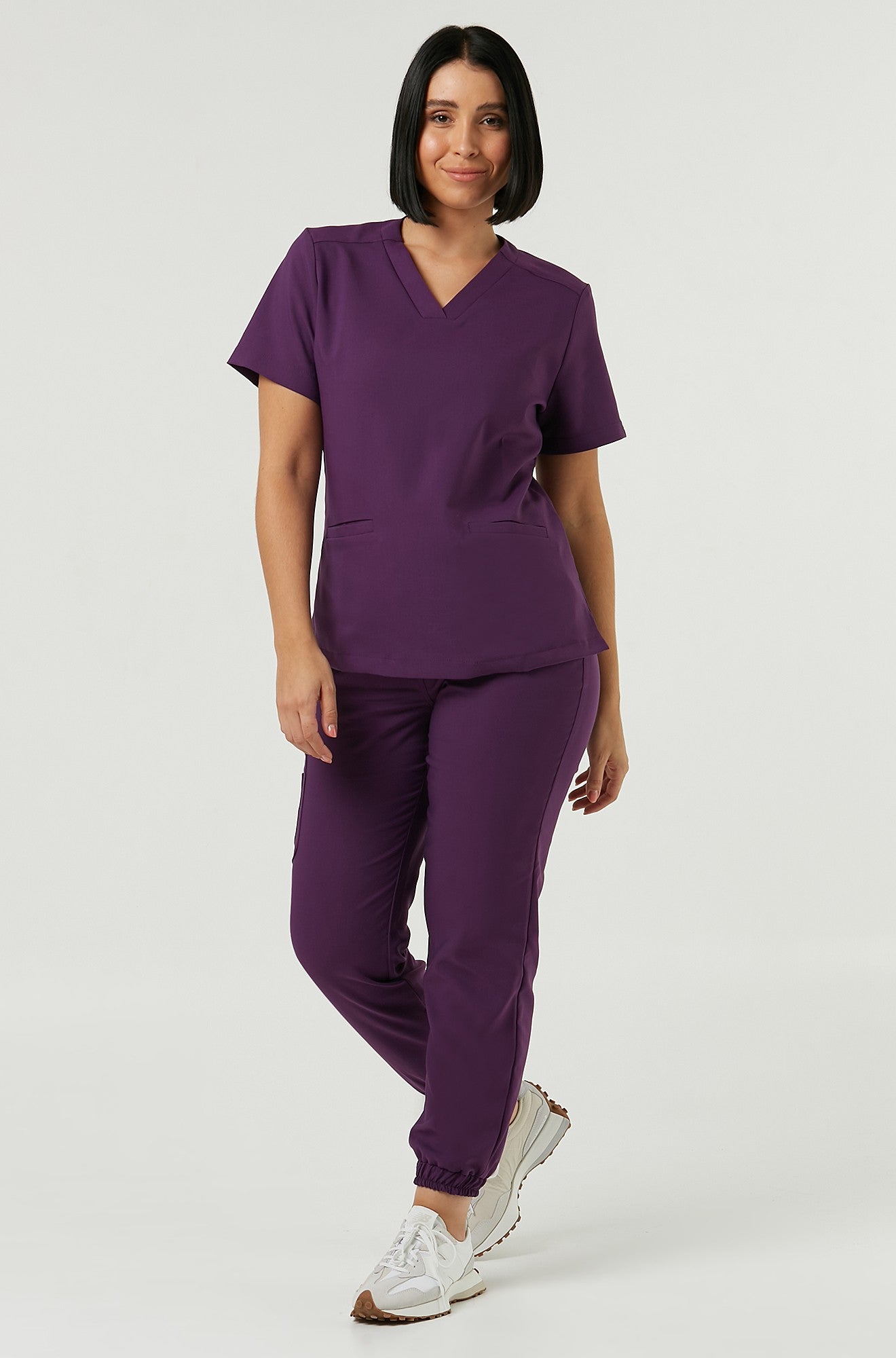 Zdravotní mikina EMILY scrubs - ROYAL PLUM