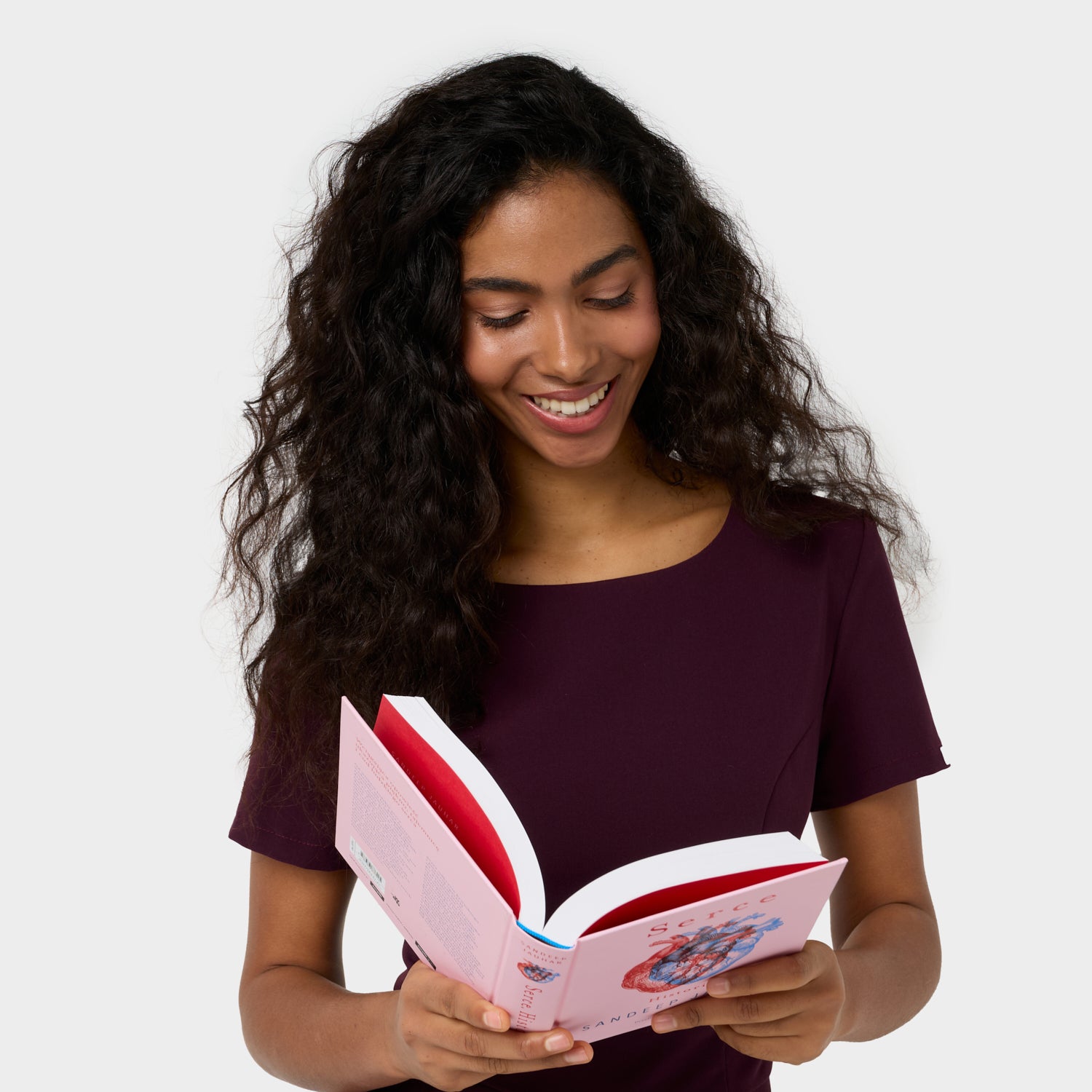 Damska bluza medyczna KIM Burgundy VenaUniformy