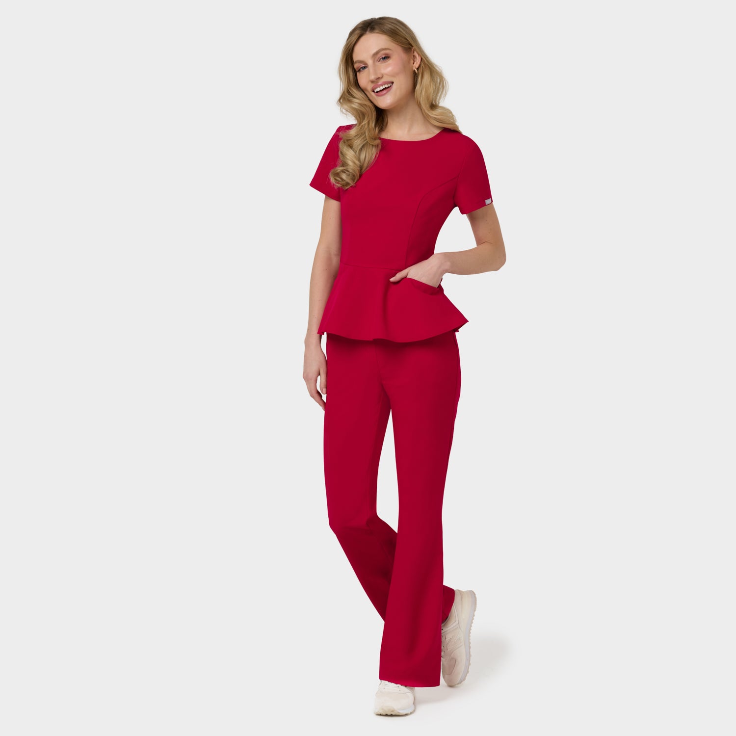 Mikina KIM Medical - ČERVENÁ TŘEŠŇOVÁ