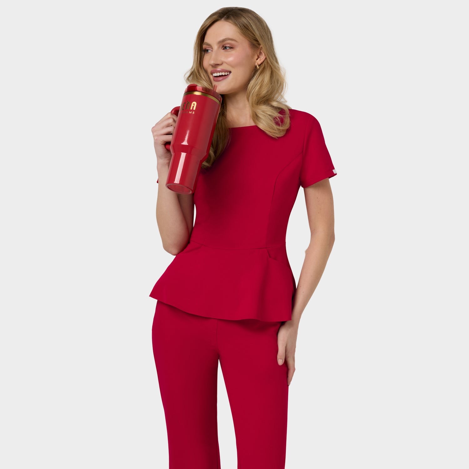 Mikina KIM Medical - ČERVENÁ TŘEŠŇOVÁ