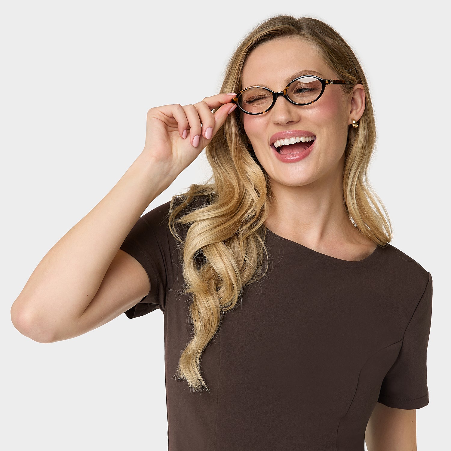 Bluza medyczna brązowa KIM