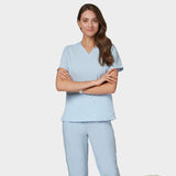 Bluza medyczna EMILY scrubs - BABY BLUE