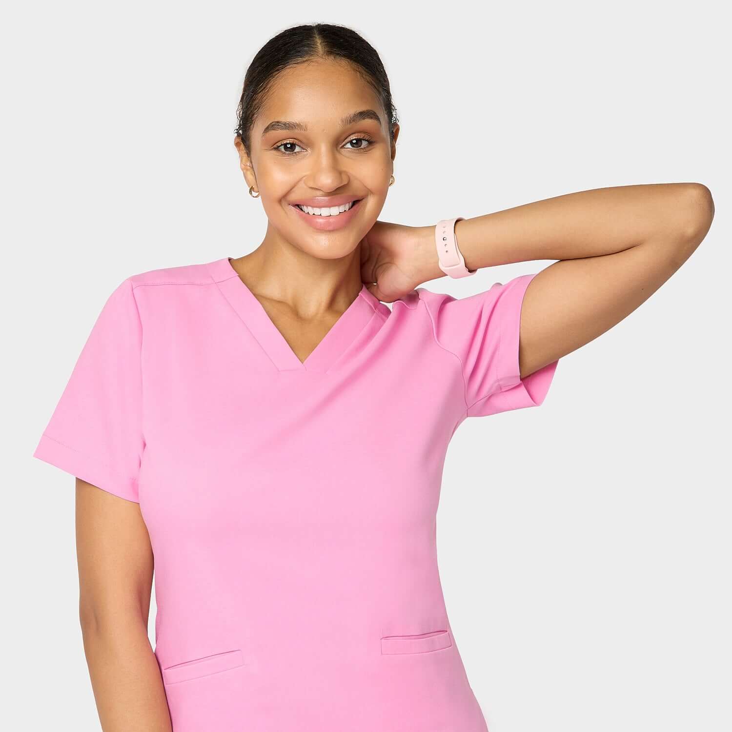 Bluza medyczna EMILY scrubs - CANDY PINK
