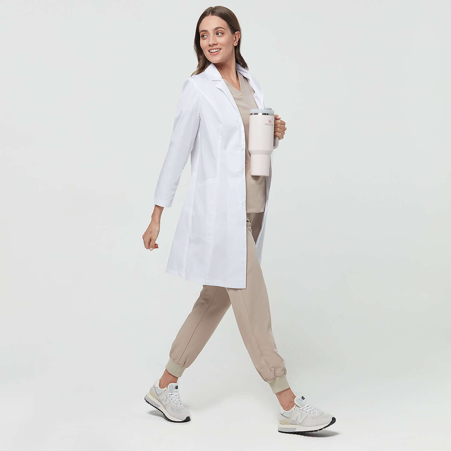 Bluza medyczna EMILY scrubs - LATTE