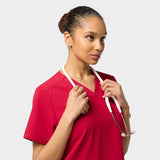 Bluza medyczna EMILY scrubs - RED CHERRY