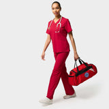 Bluza medyczna EMILY scrubs - RED CHERRY