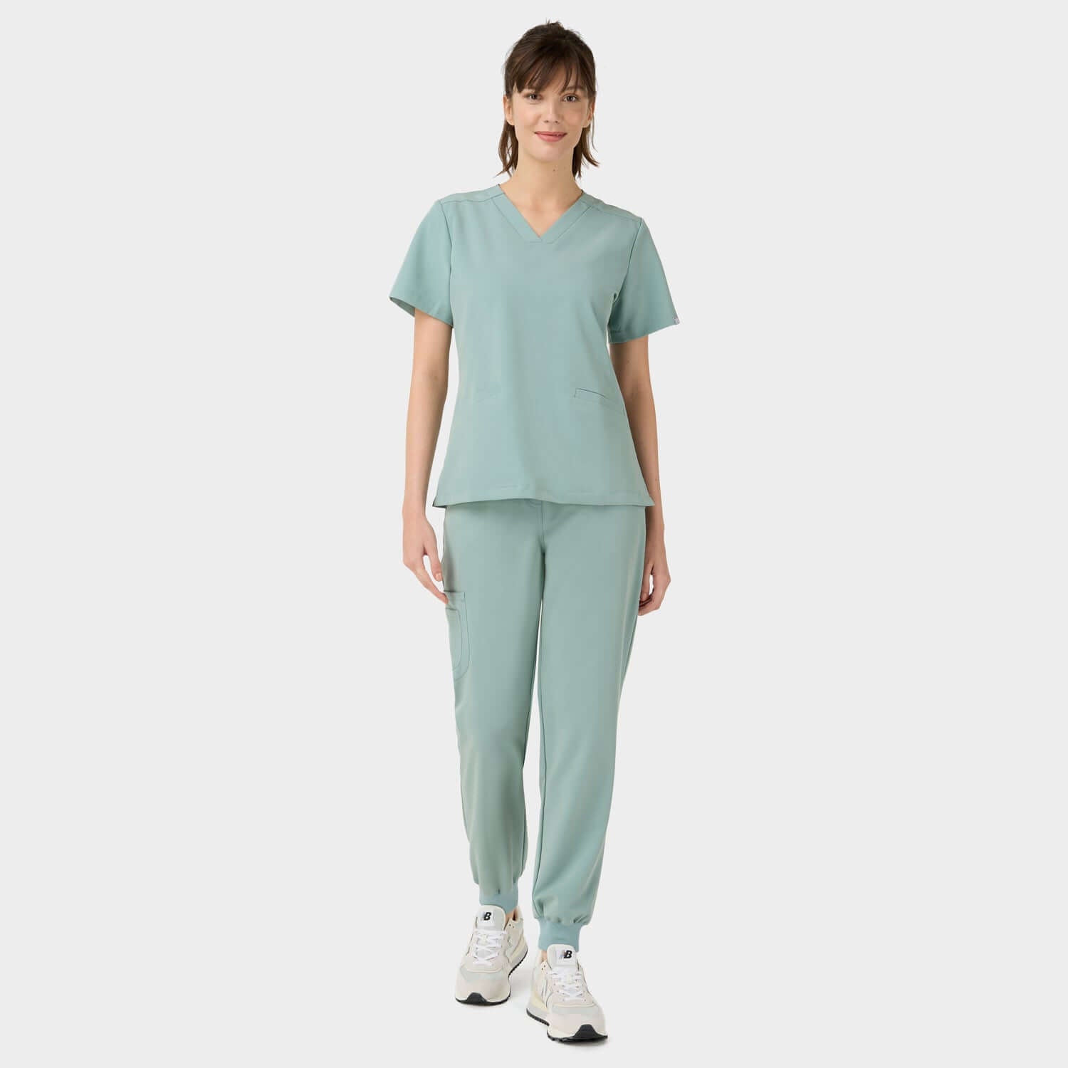 Bluza medyczna EMILY scrubs - SAGE GREEN