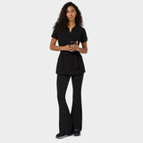 Wiązany fartuszek medyczny Sophia black