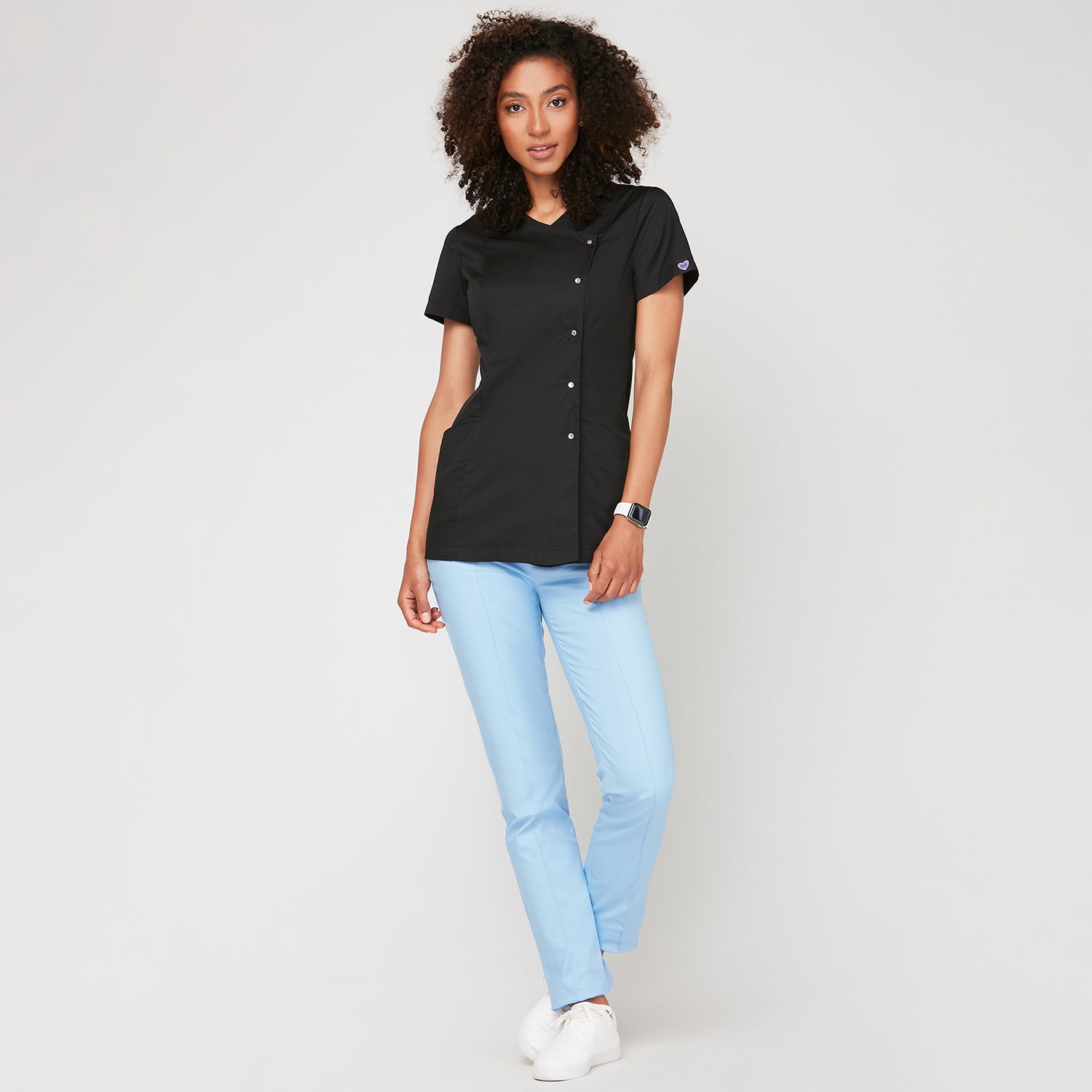 Fartuszek kosmetyczny Isabel w kolorze czarnym