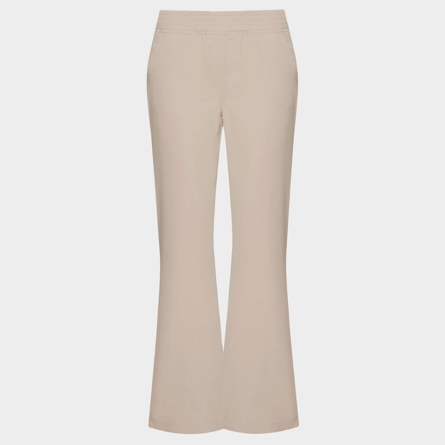 Spodnie medyczne damskie flare LATTE