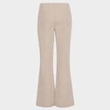 Spodnie medyczne damskie flare LATTE