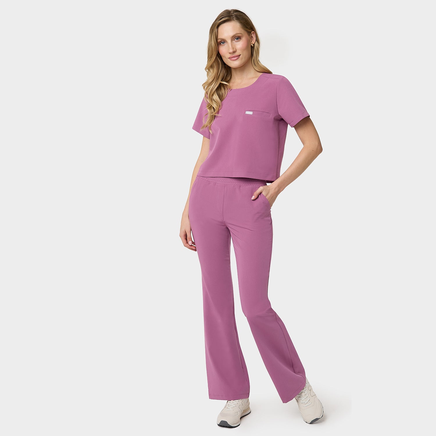 Bluza medyczna damska GAJA - BERRY CRUSH