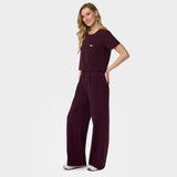 Bluza medyczna damska GAJA - BURGUNDY