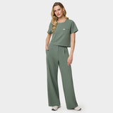 Bluza medyczna damska GAJA - EUCALYPTUS GREEN