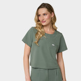 Bluza medyczna damska GAJA - EUCALYPTUS GREEN