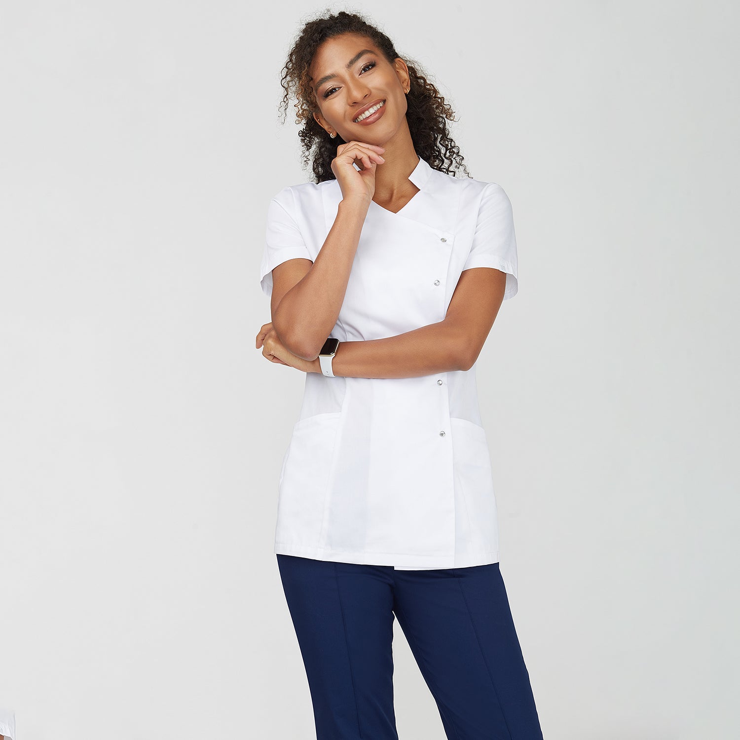 Fartuszek kosmetyczny Isabel biały