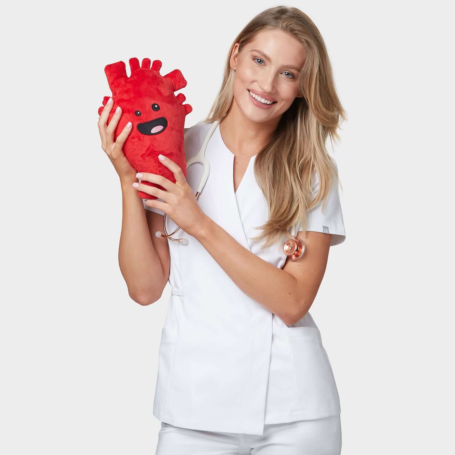 Zdravotní zástěra KATE - BÍLÁ