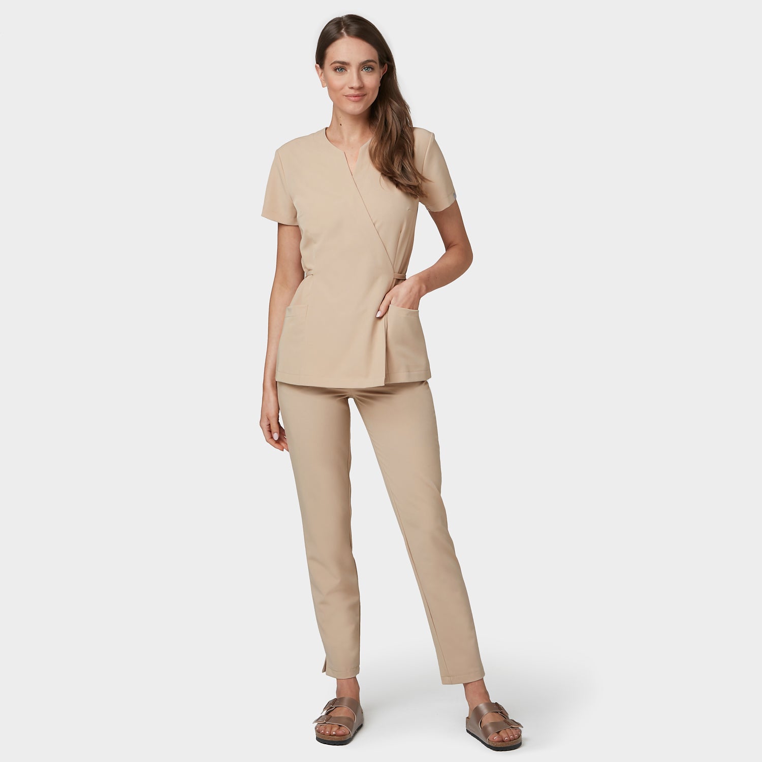 Fartuszek medyczny KATE - CARAMEL