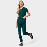 Fartuszek medyczny KATE - MOSS GREEN