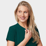 Fartuszek medyczny KATE - MOSS GREEN