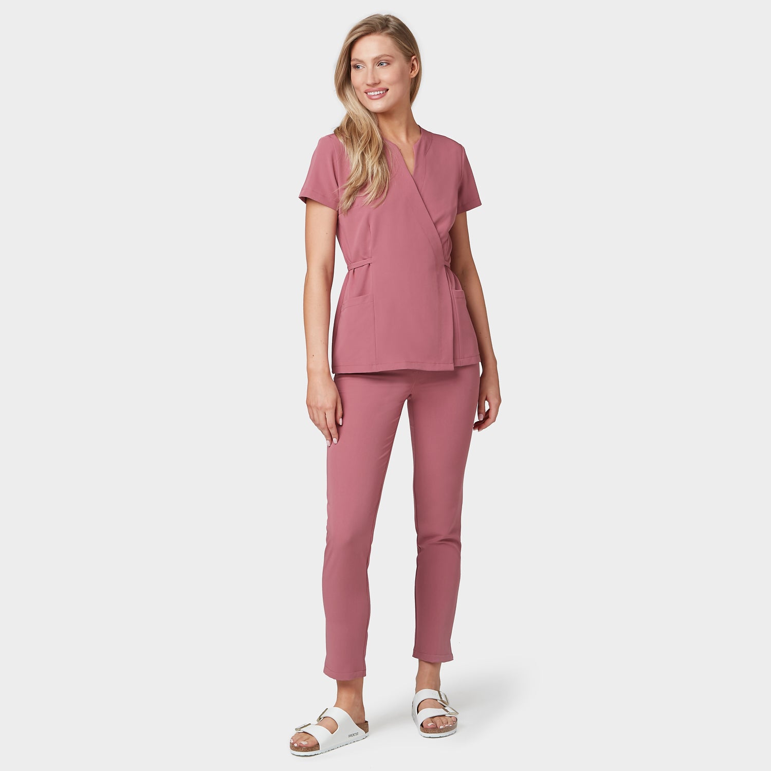 KATE medical apron - WILD ROSE