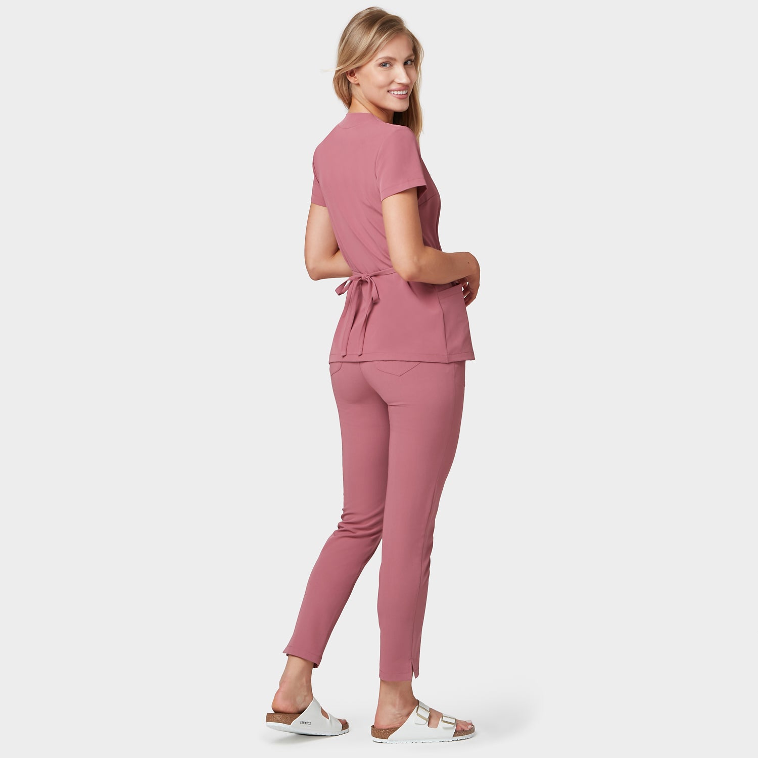 KATE medical apron - WILD ROSE