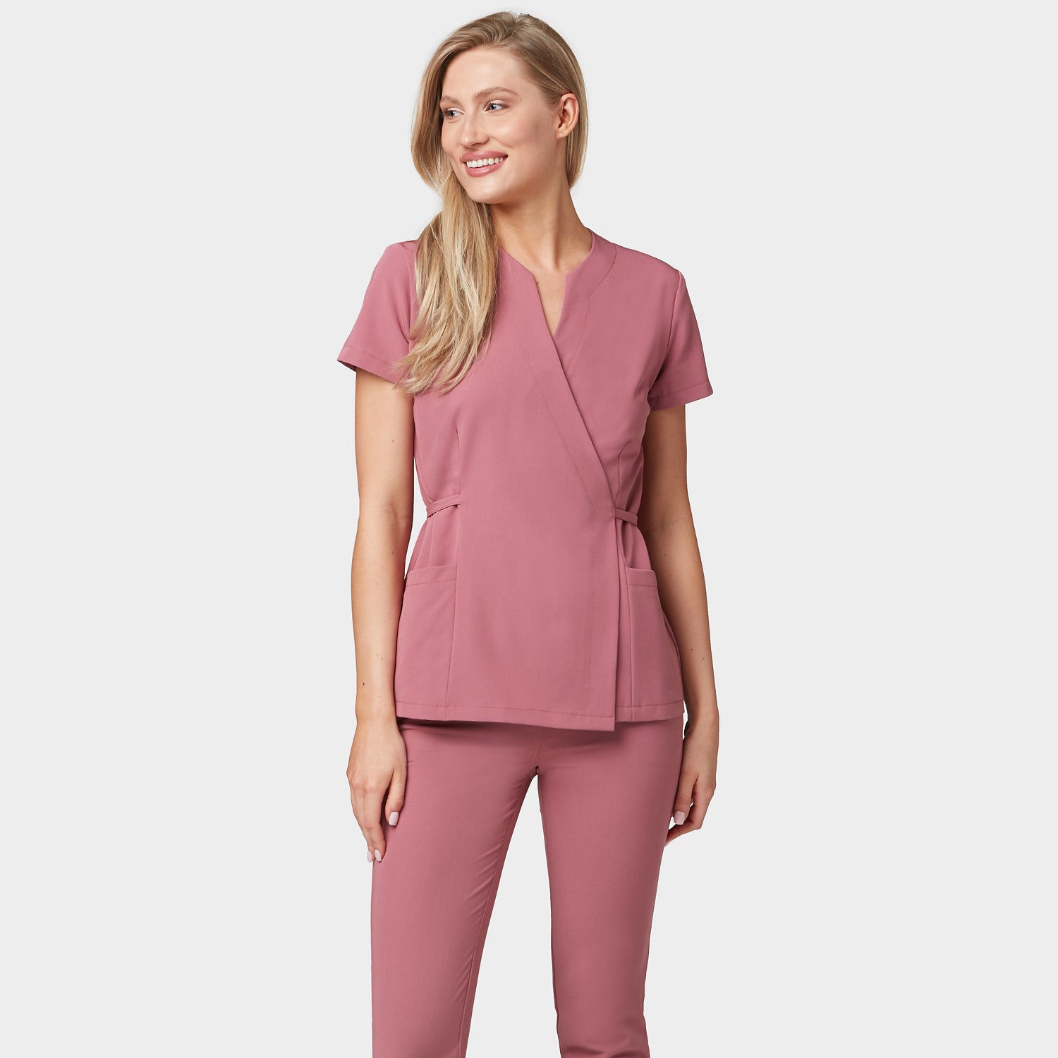 KATE medical apron - WILD ROSE