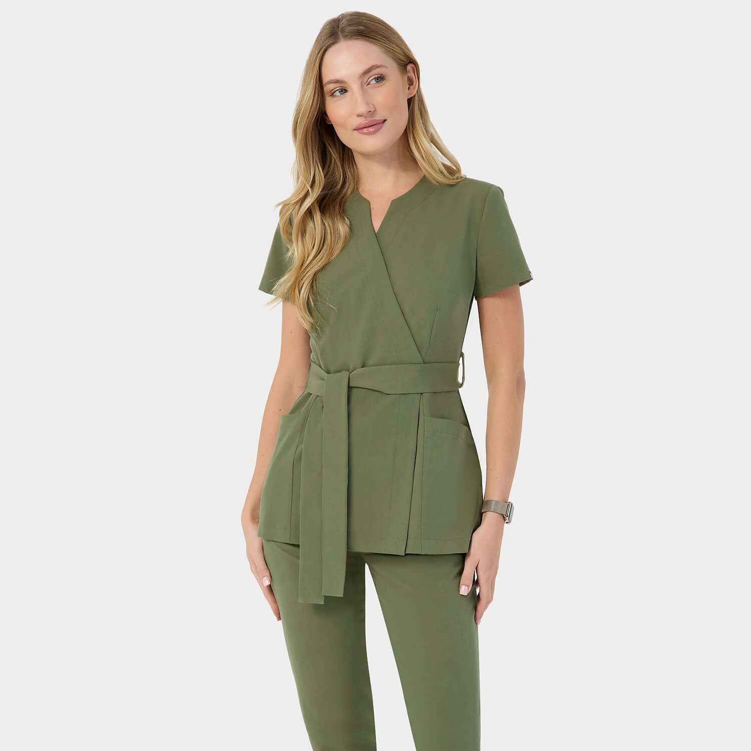 Zdravotní zástěra SOPHIA - OLIVOVÁ 