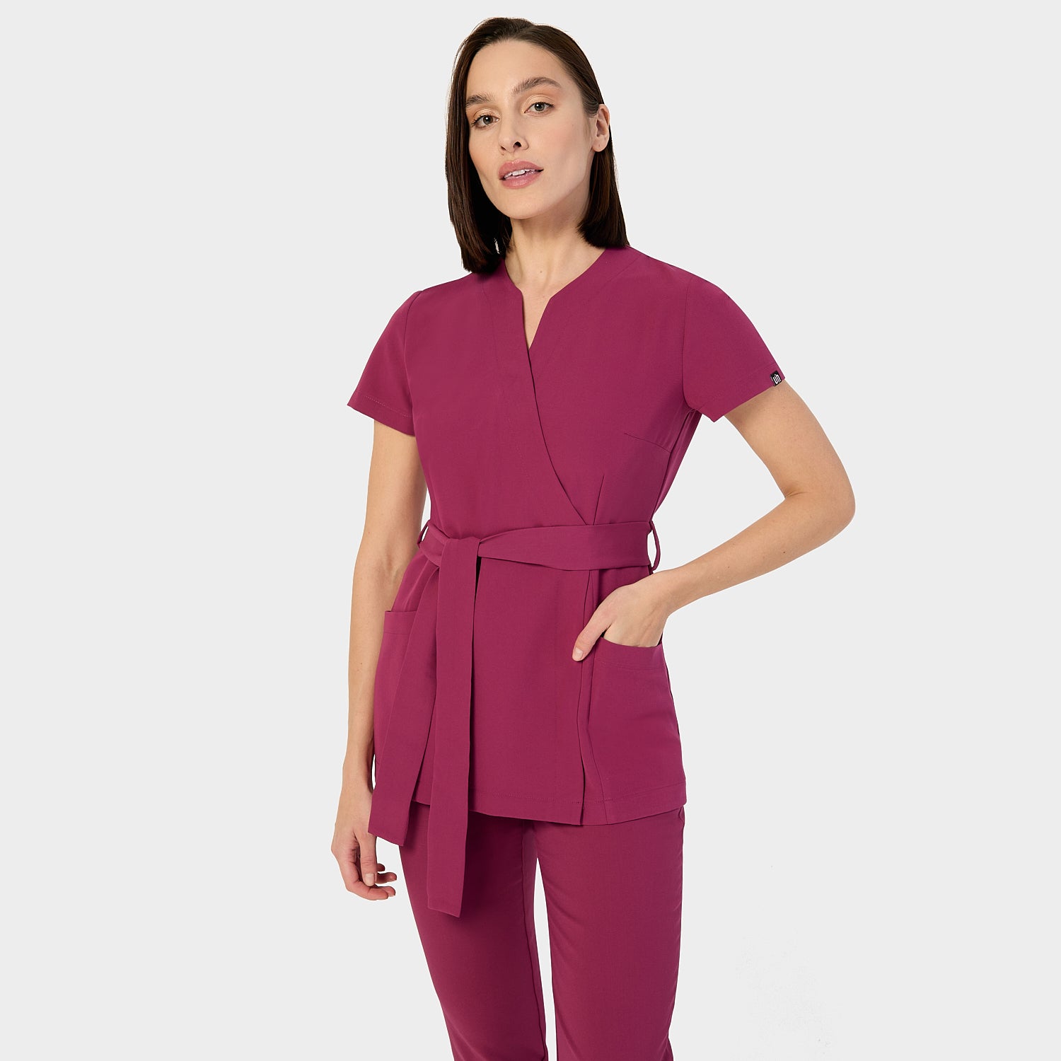 Fartuszek medyczny wiązany SOPHIA - SANGRIA