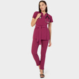 Fartuszek medyczny wiązany SOPHIA - SANGRIA