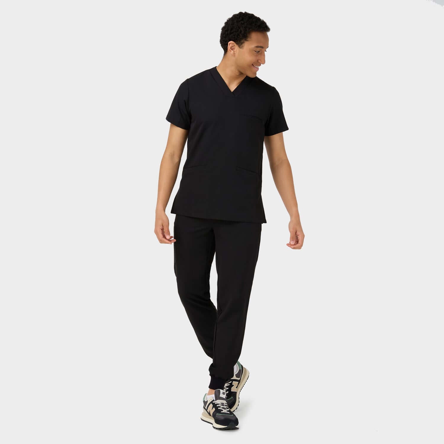 Bluza medyczna męska LOGAN - BLACK