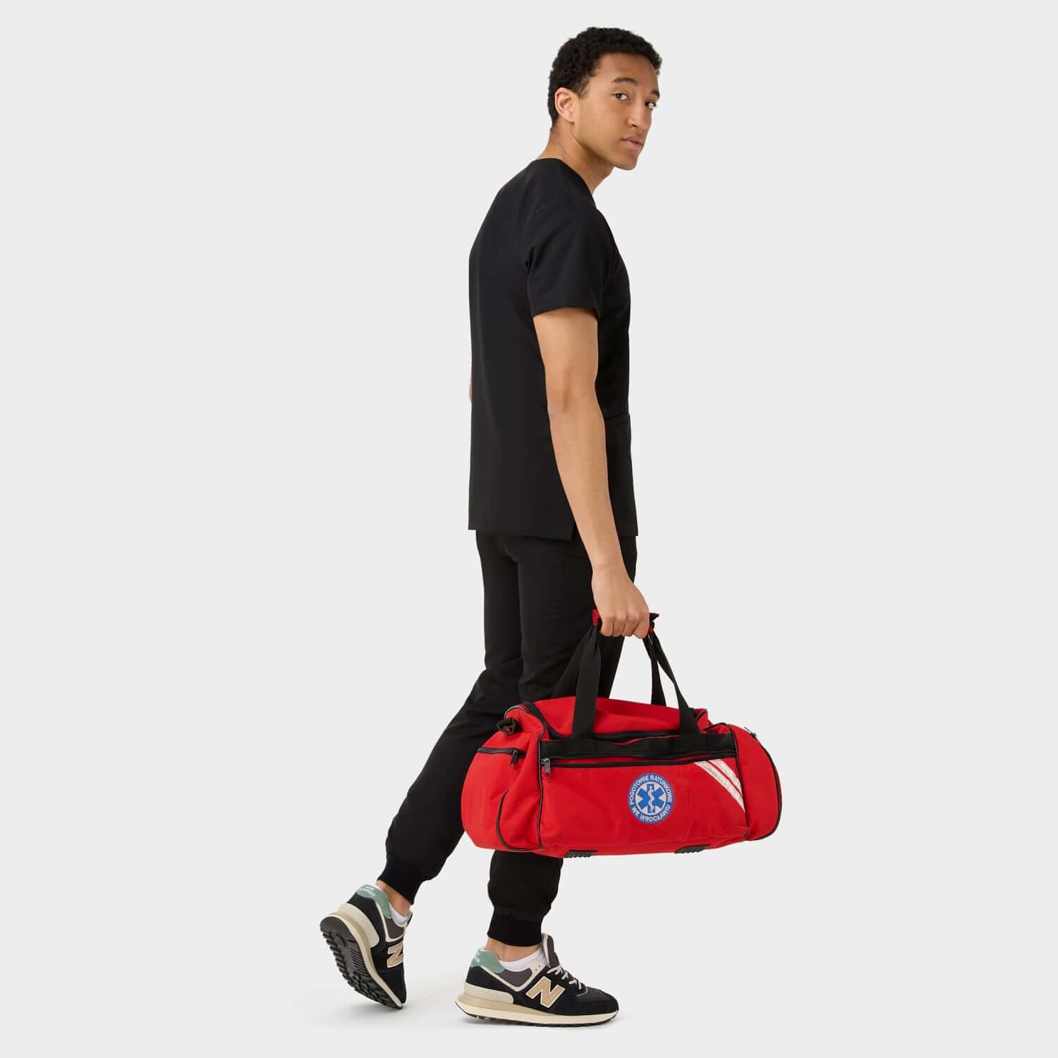 Bluza medyczna męska LOGAN - BLACK