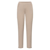 Spodnie medyczne na gumce w kolorze latte