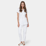 Fartuszek medyczny wiązany SOPHIA - WHITE