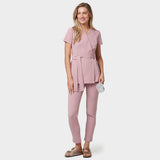 Fartuszek medyczny wiązany SOPHIA - BLOSSOM PINK