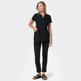 Fartuszek medyczny wiązany SOPHIA - BLACK