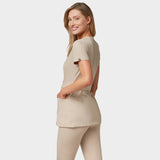 Fartuszek medyczny wiązany SOPHIA - LATTE