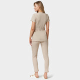 Fartuszek medyczny wiązany SOPHIA - LATTE